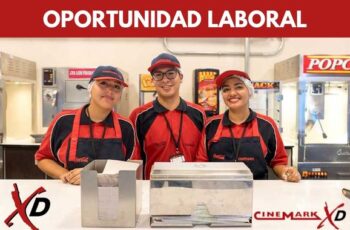 Cinemark Solicita Personal ¡Aplica Ahora!